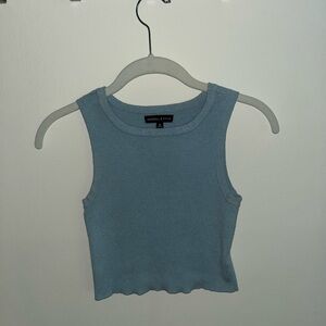 Kendall & Kylie Light Blue Knit Top